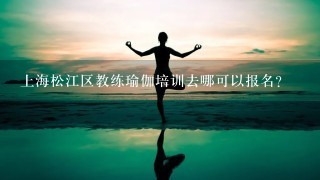 上海松江区教练瑜伽培训去哪可以报名？